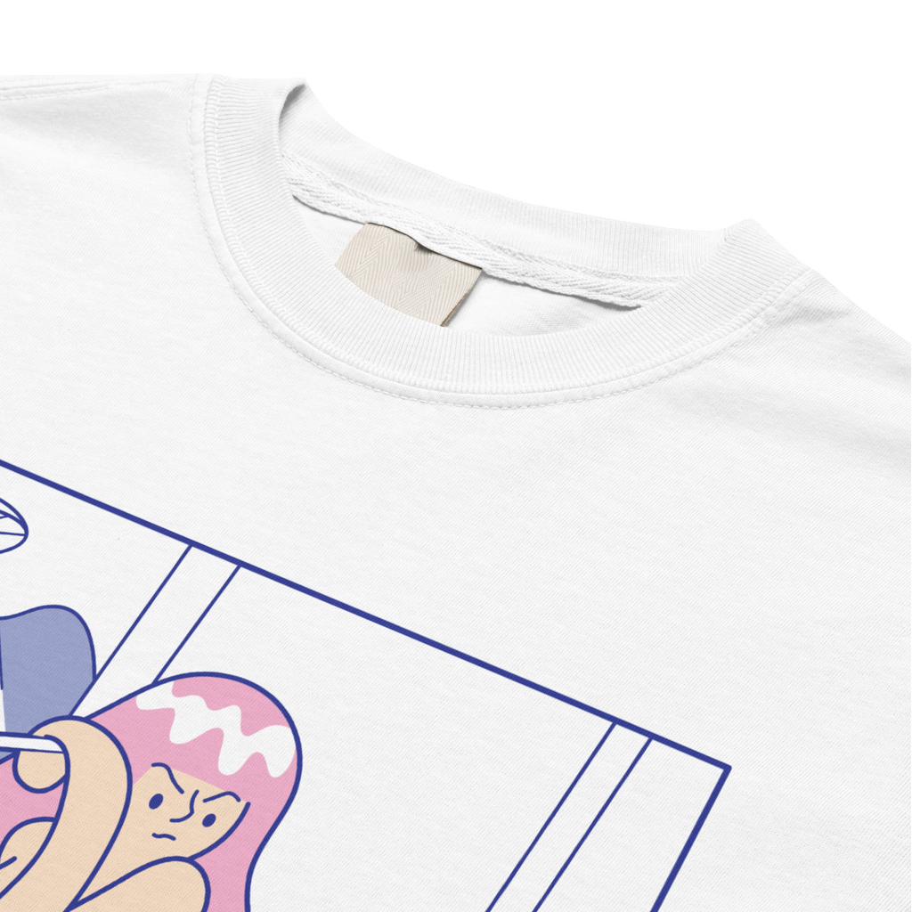 A GIRL AS BLUE AS THE OCEAN<br>Heavy Weight Tee - NEXT_ERROR