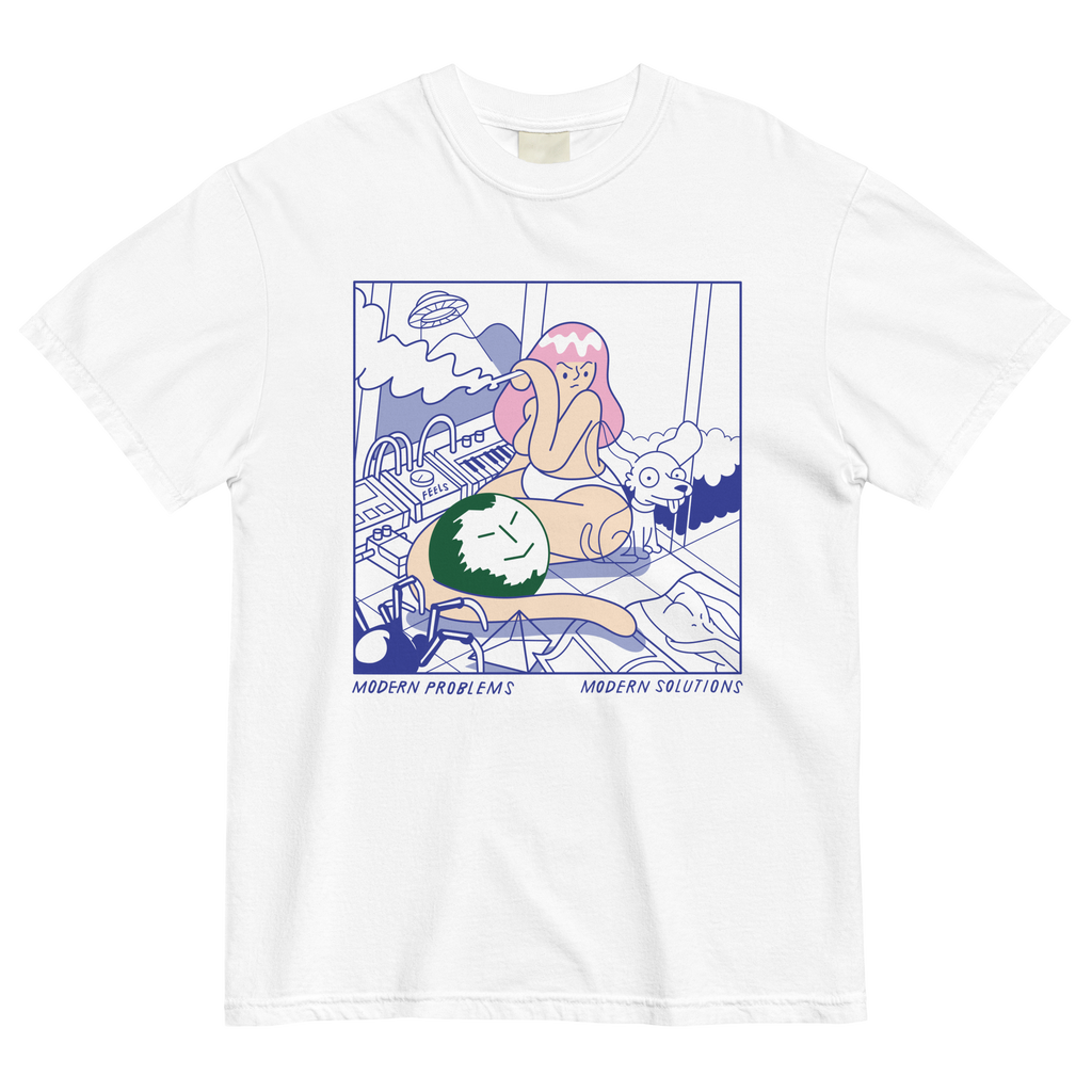 A GIRL AS BLUE AS THE OCEAN<br>Heavy Weight Tee - NEXT_ERROR