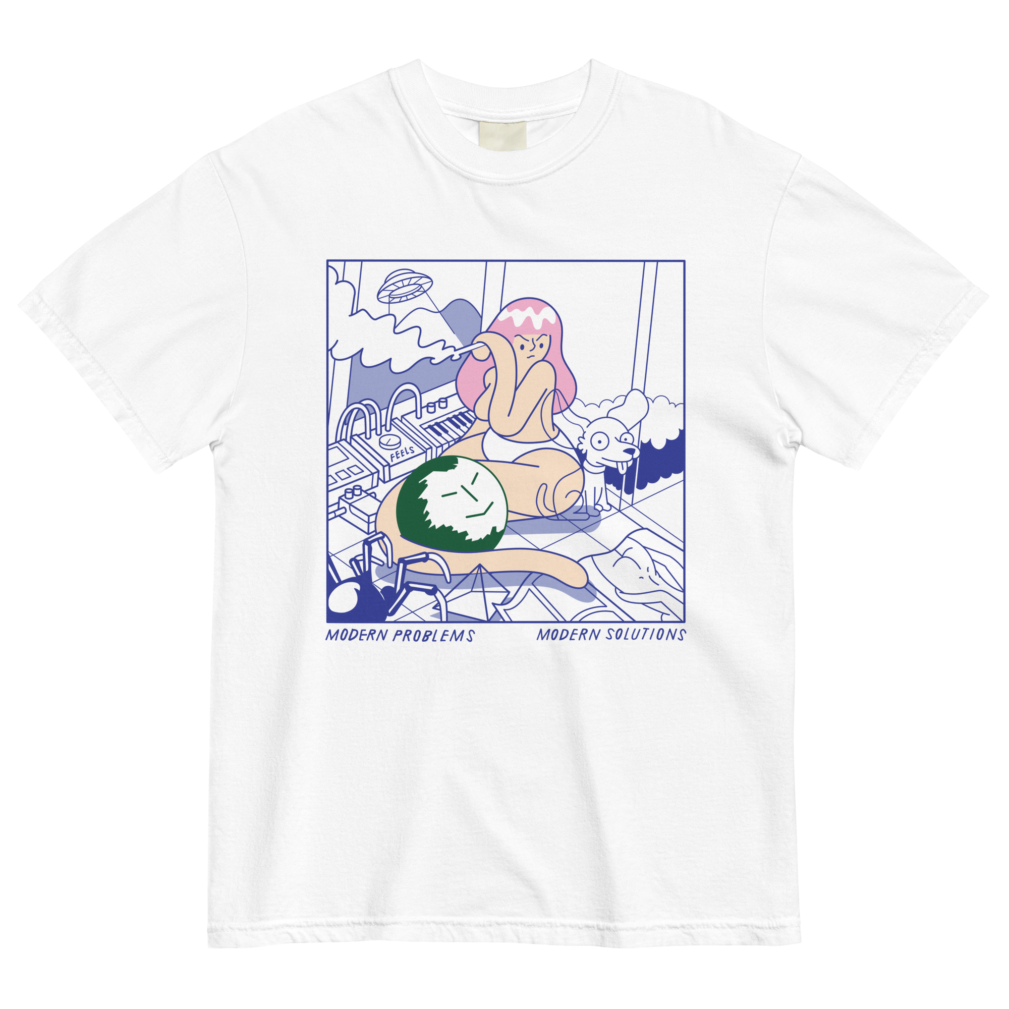 A GIRL AS BLUE AS THE OCEAN<br>Heavy Weight Tee - NEXT_ERROR