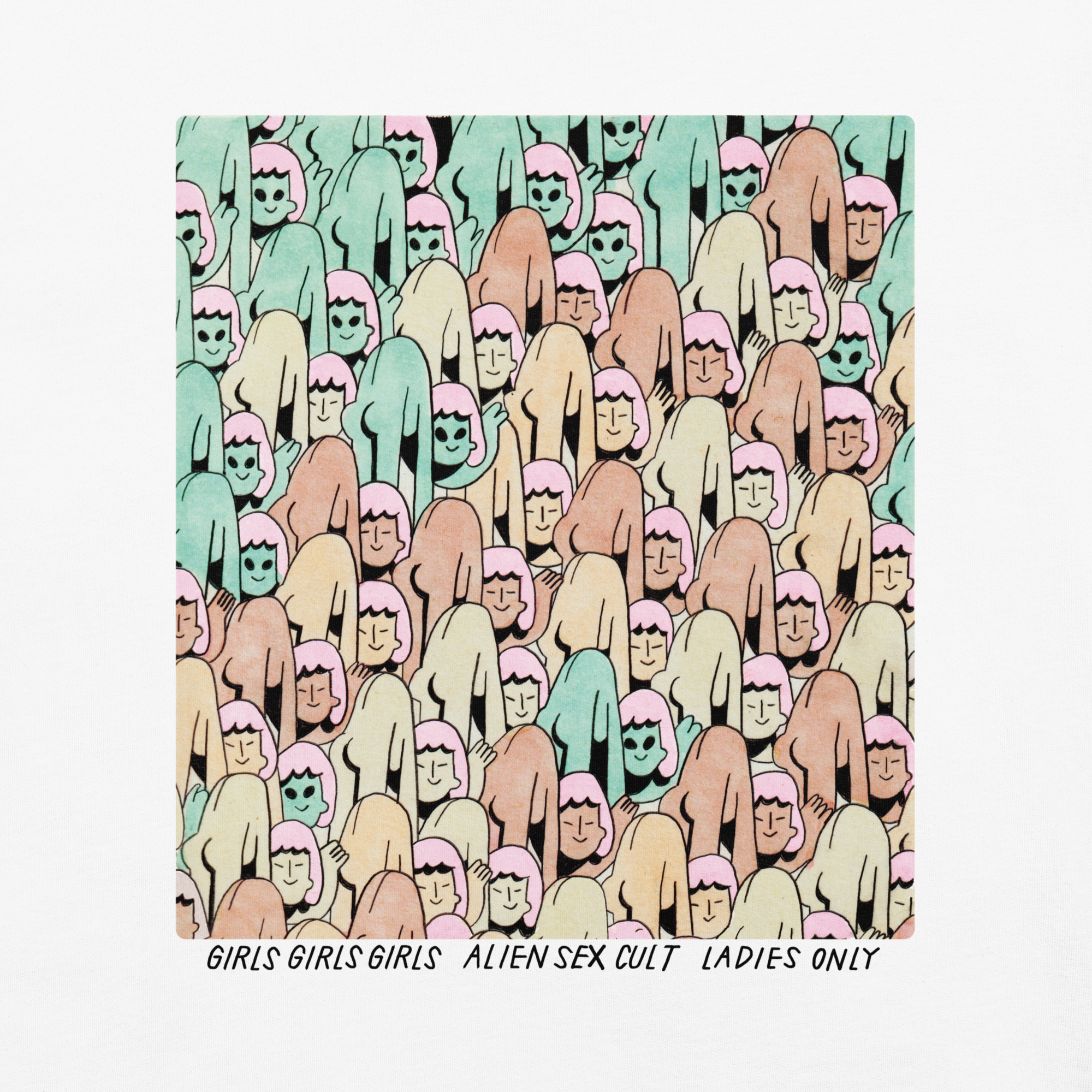 ALIEN SEX CULT - LADIES ONLY<br>Heavy Weight Tee - NEXT_ERROR