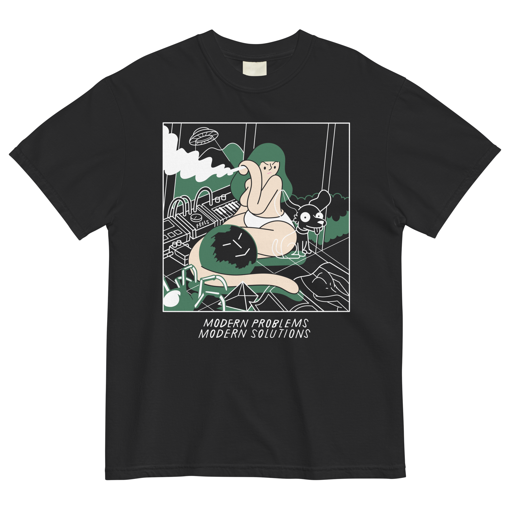 A GIRL AS GREEN AS THE TREES<br>Heavy Weight Tee