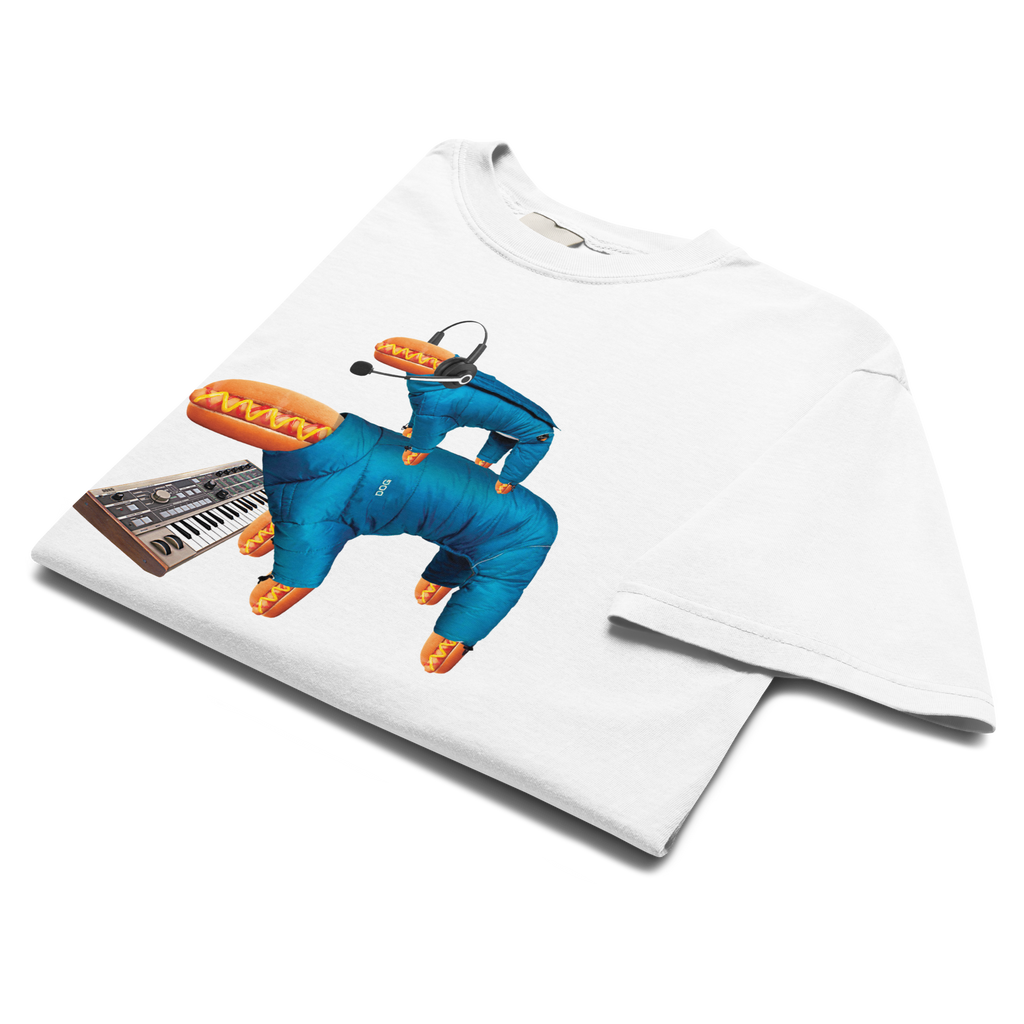 HERE COME THE WARM DOGS<br>Heavy Weight Tee - NEXT_ERROR