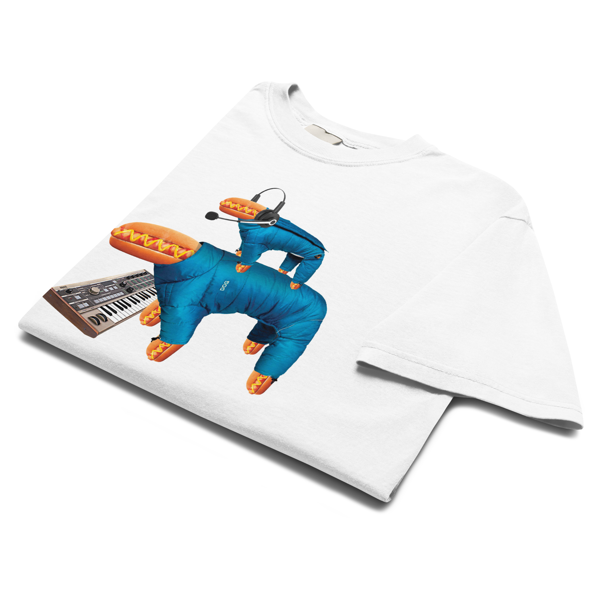 HERE COME THE WARM DOGS<br>Heavy Weight Tee - NEXT_ERROR