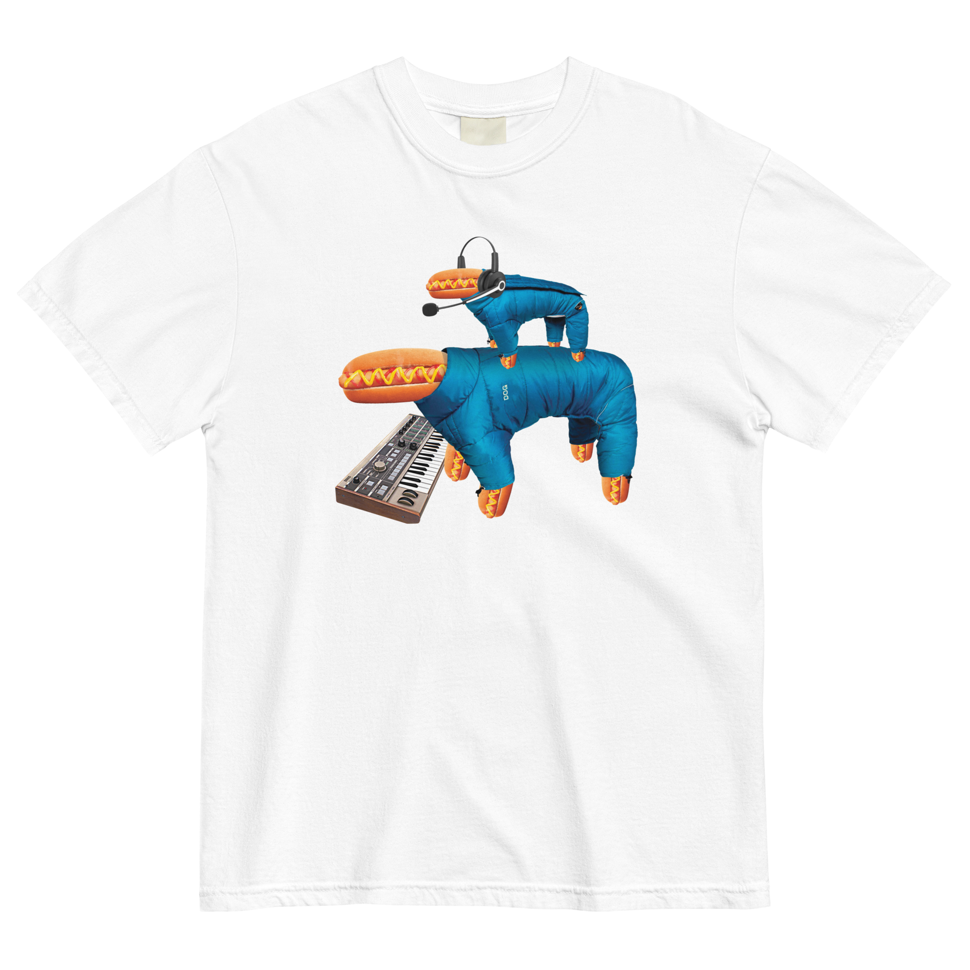 HERE COME THE WARM DOGS<br>Heavy Weight Tee - NEXT_ERROR