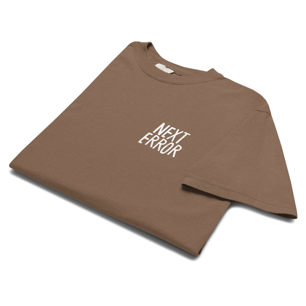 CHOOSE YR OWN ADVENTURE N.E LOGO<br>Heavy Weight Tee - NEXT_ERROR