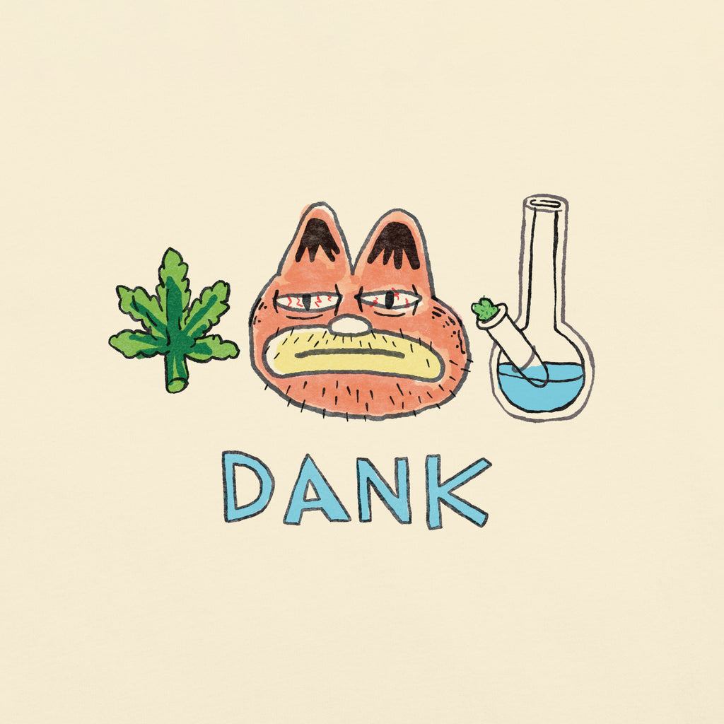 IT'S DANK - POST IT YELLOW<br>Heavyweight Tee