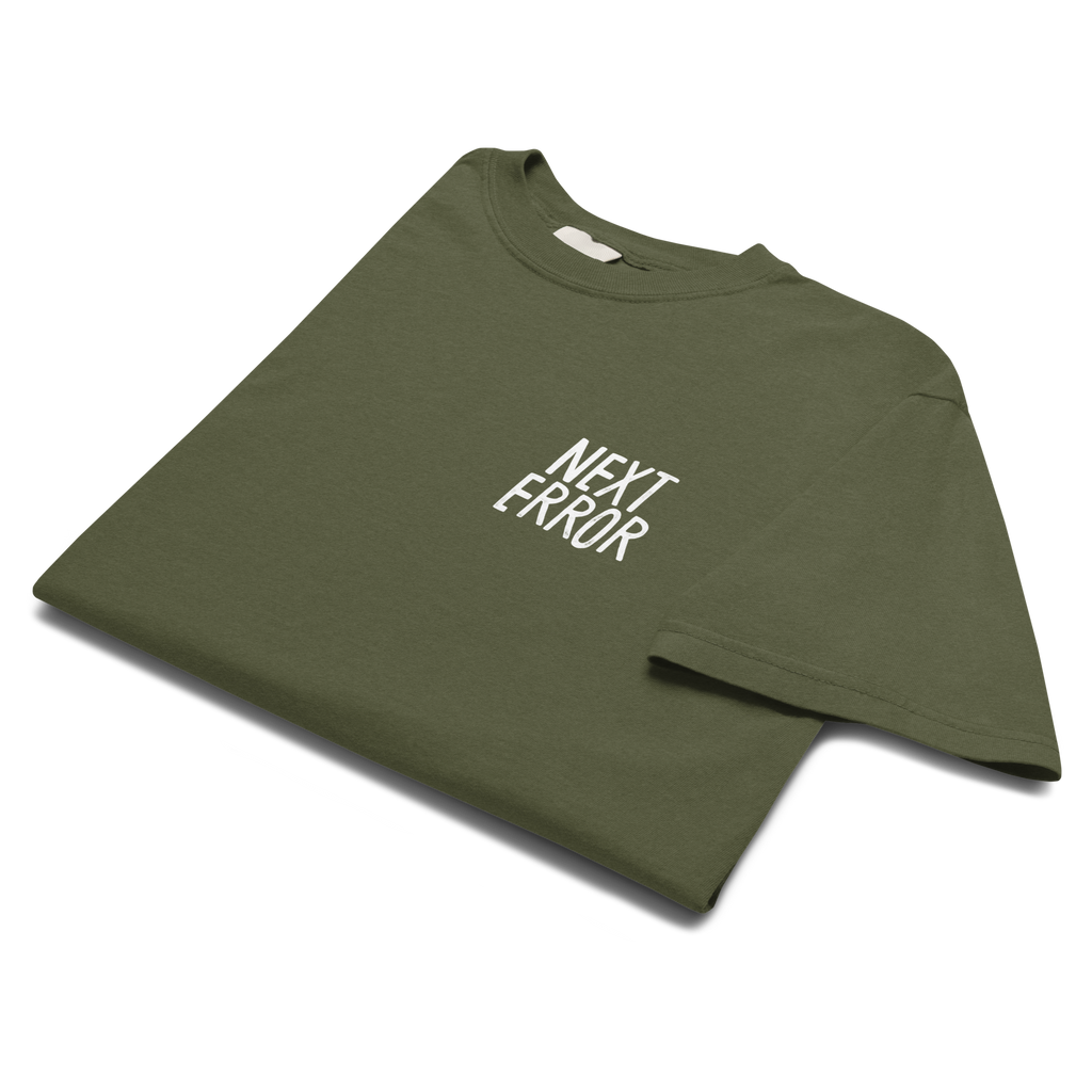 CHOOSE YR OWN ADVENTURE N.E LOGO<br>Heavy Weight Tee - NEXT_ERROR