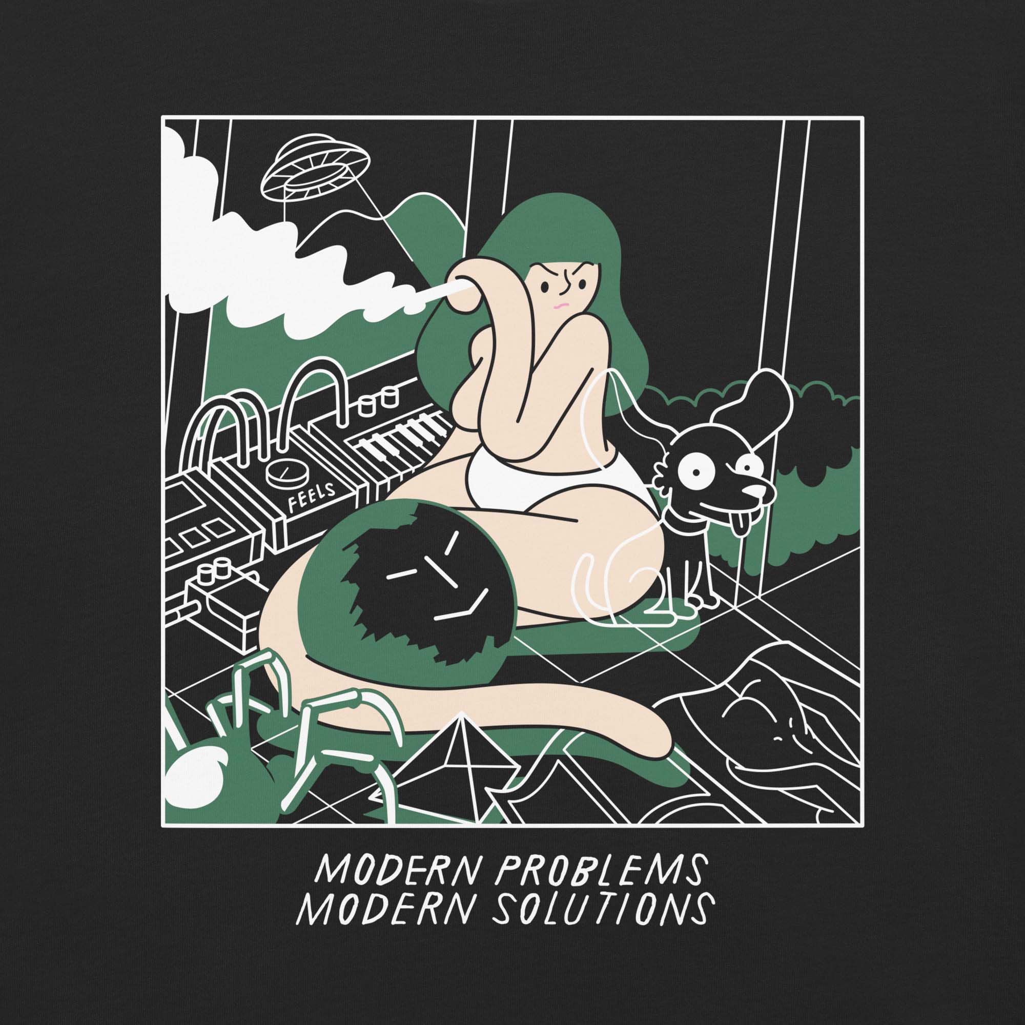 A GIRL AS GREEN AS THE TREES<br>Heavy Weight Tee