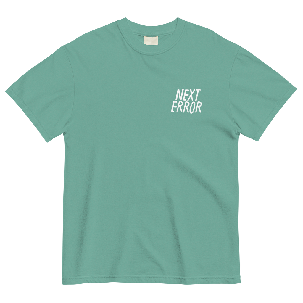 CHOOSE YR OWN ADVENTURE N.E LOGO<br>Heavy Weight Tee - NEXT_ERROR