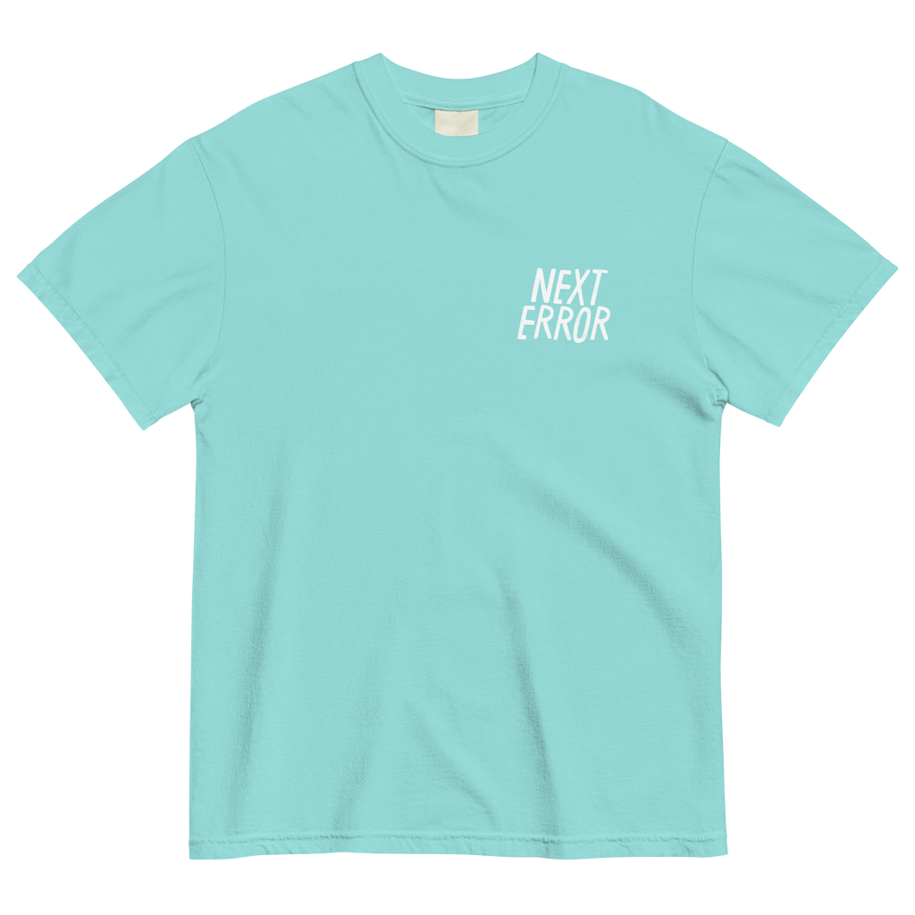 CHOOSE YR OWN ADVENTURE N.E LOGO<br>Heavy Weight Tee - NEXT_ERROR